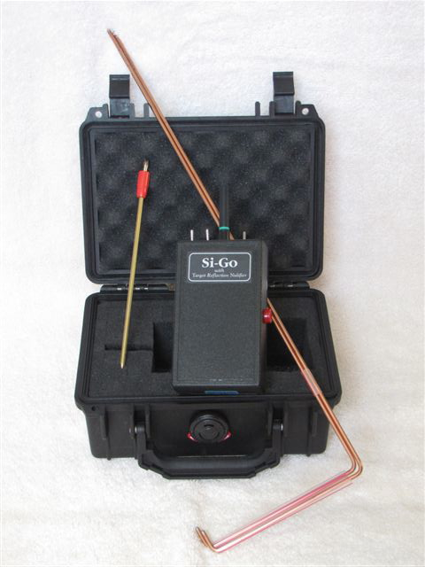 Si-Go with TNR can be placed in ground via probe or just placed in your pocket.